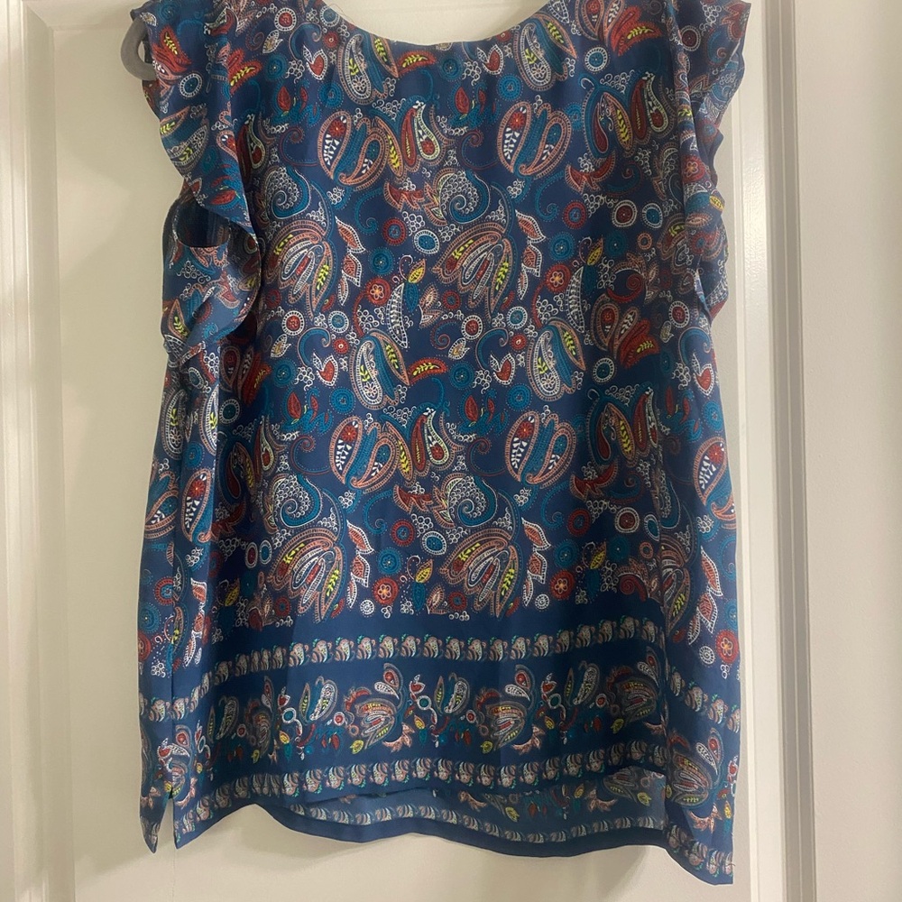LOFT Multicolor Paisley Women's Blouse